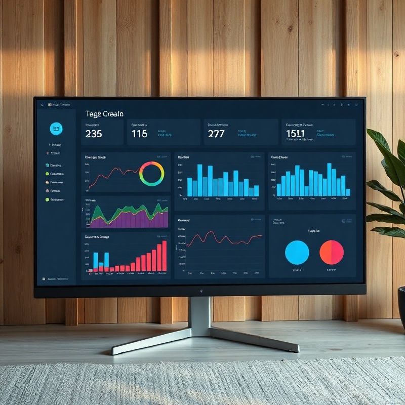 Stoneupixel-Dashboard mit Echtzeit-Metriken